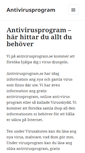 Mobile Screenshot of antivirusprogram.se
